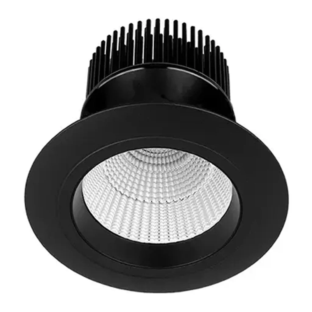 120mm LED Downlight 15w Black, Silver, White 2.7k, 3k, 4k, 5k, Vivid CRI 90+ XDF15 Trend Lighting - Image 2