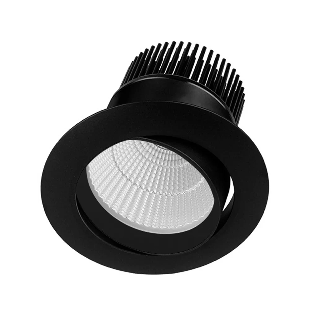 120mm LED Downlight 25w Black, Silver, White 4k CRI 97+ XDM25-MED Trend Lighting