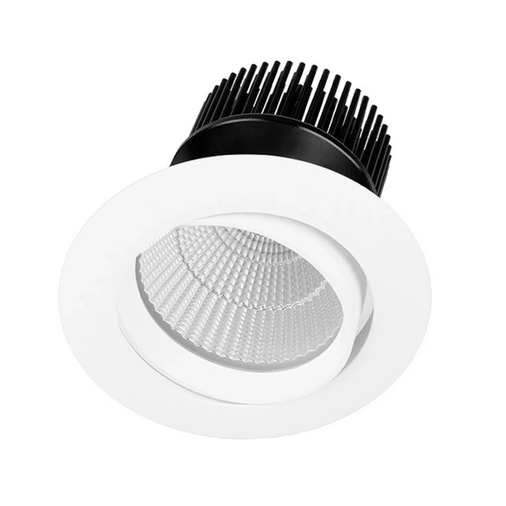 120mm LED Downlight 25w Black, Silver, White 4k CRI 97+ XDM25-MED Trend Lighting - Image 2