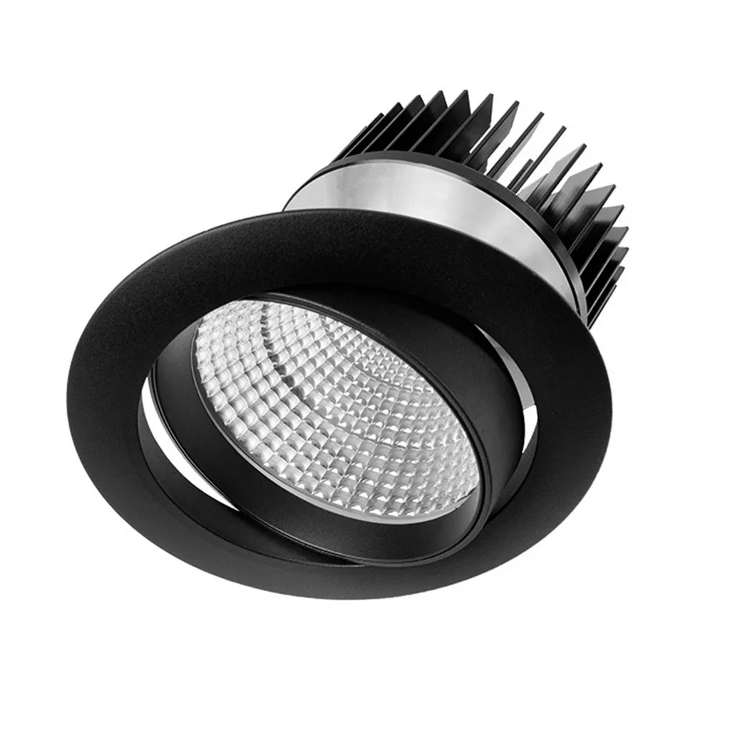150mm LED Downlight 55w Black, Silver, White 2.7k, 3k, 4k, 5k CRI 90+ XDL55 Trend Lighting - Image 2