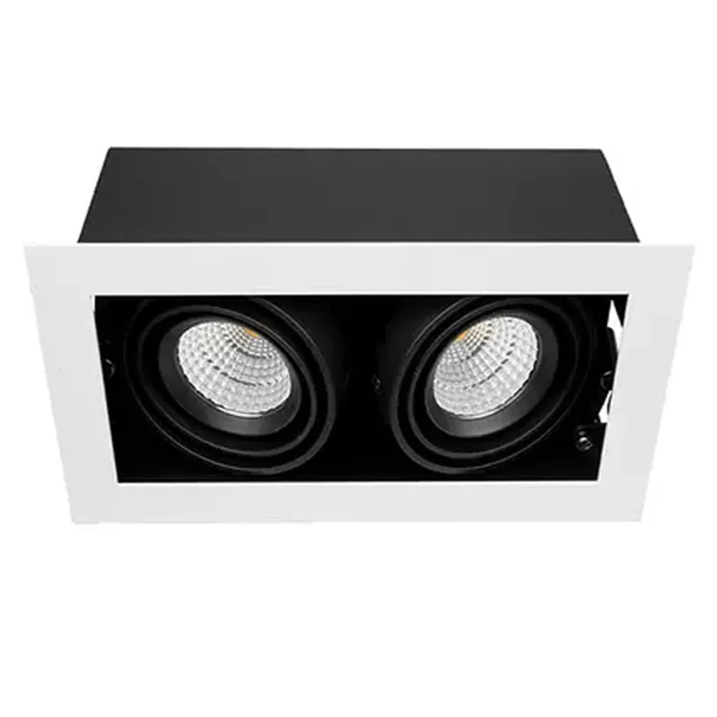 215mmx115mm LED Downlight 20w Black, Silver, White 2.7k/3k/4k/5k/Vivid CRI 90+ XMA210 Trend Lighting - Image 3