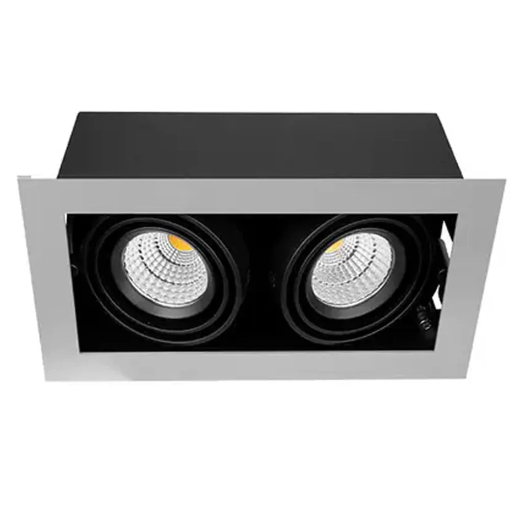215mmx115mm LED Downlight 20w Black, Silver, White 2.7k/3k/4k/5k/Vivid CRI 90+ XMA210 Trend Lighting - Image 4
