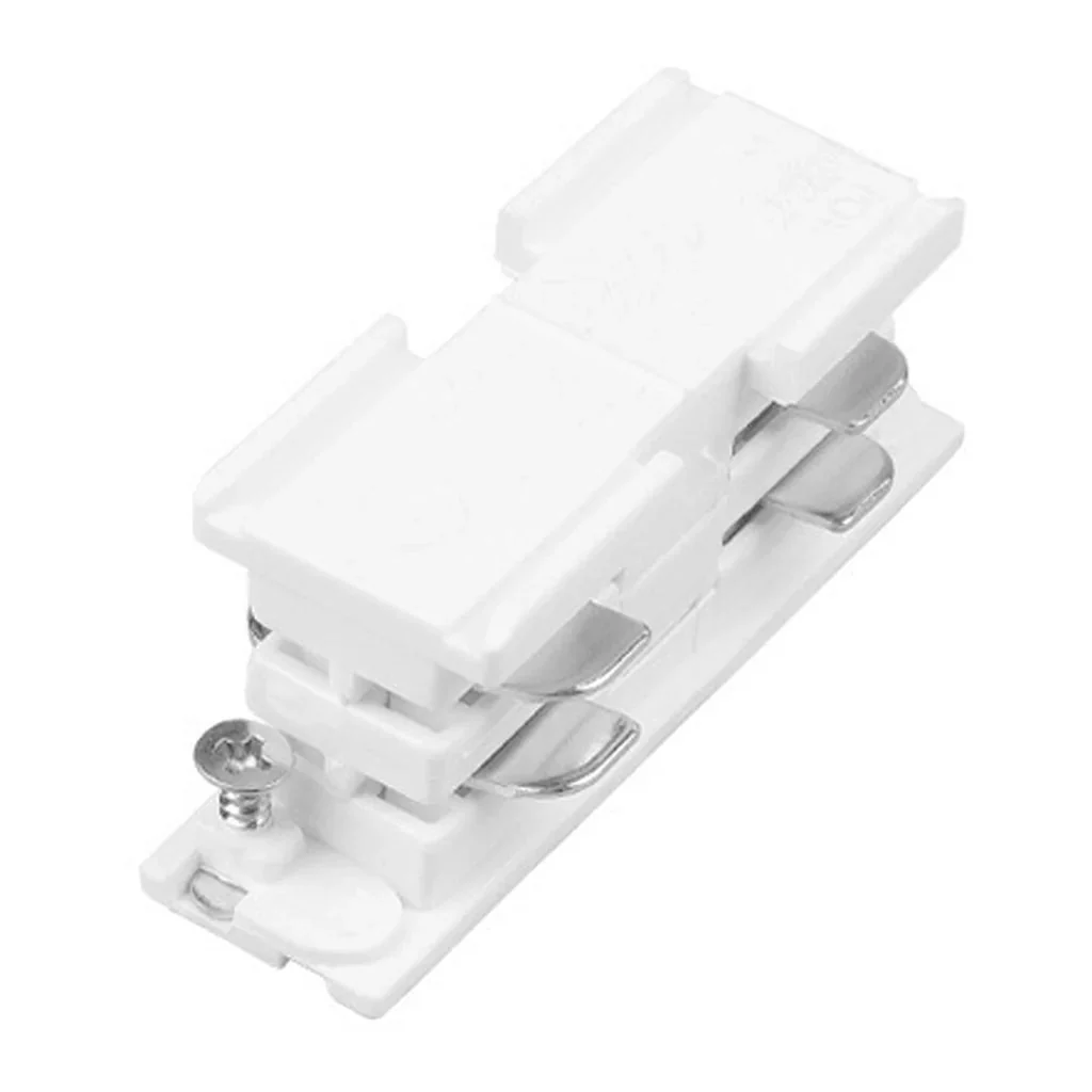 3 Circuit Track Straight Connector in Black, White or Silver - Image 4