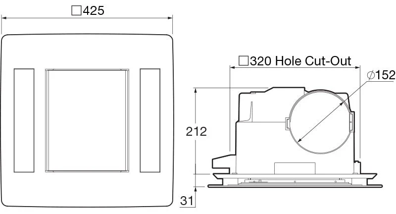 3-in-1 Wireless Exhaust Fan Response Radiance Bathroom With Remote - Image 4