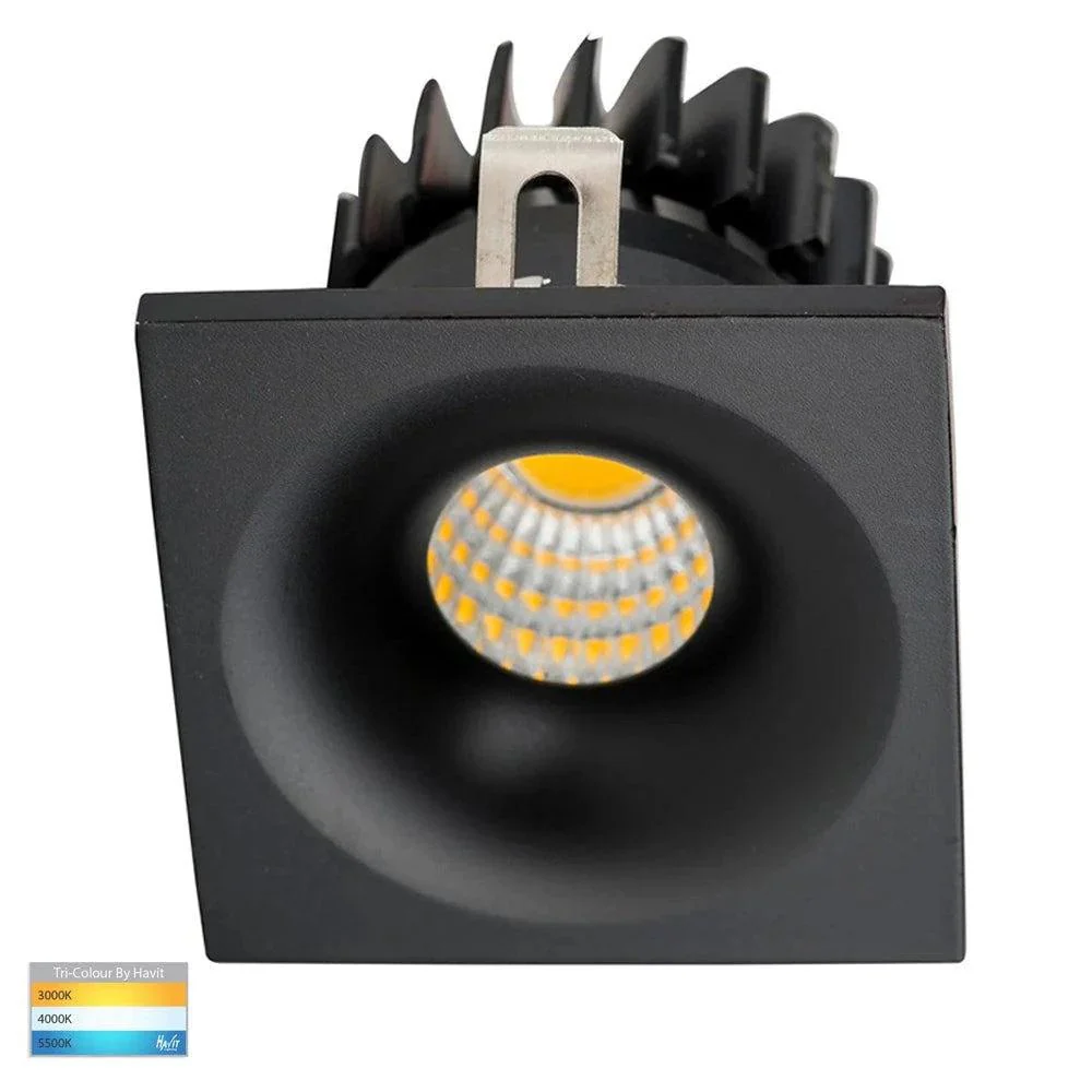 38mm Niche LED Downlight 3w Black, White CCT CRI 90+ HV5701T Havit Lighting - Image 2