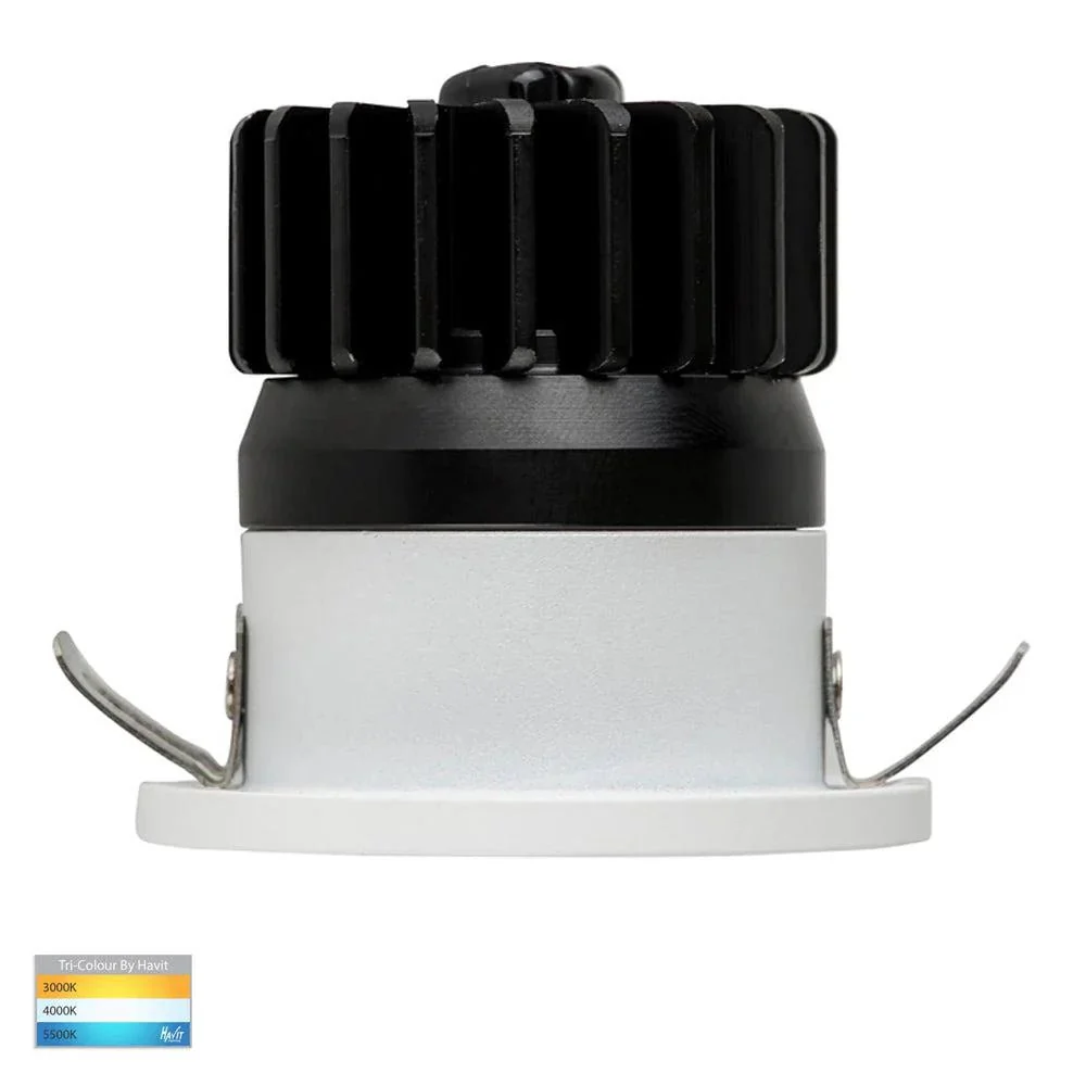 38mm Niche LED Downlight 3w Black, White CCT CRI 90+ HV5702T Havit Lighting - Image 5