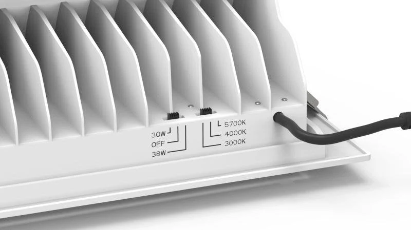 3A 30W/38W LED Rectangular Shop Light - Image 3