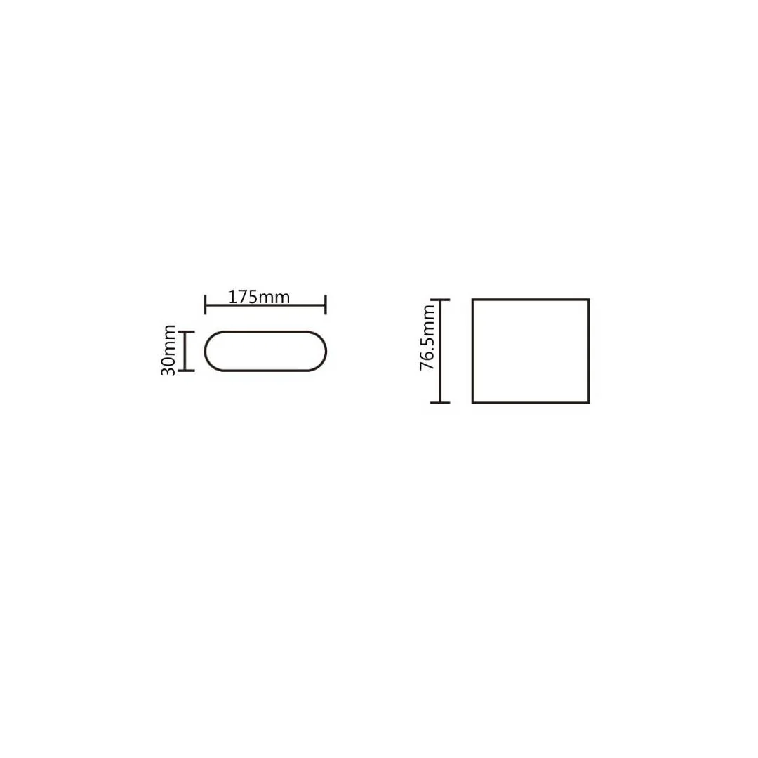3A Lighting Ultra Slim Wall Light Tri Colour | Down only (ST363) - Image 3