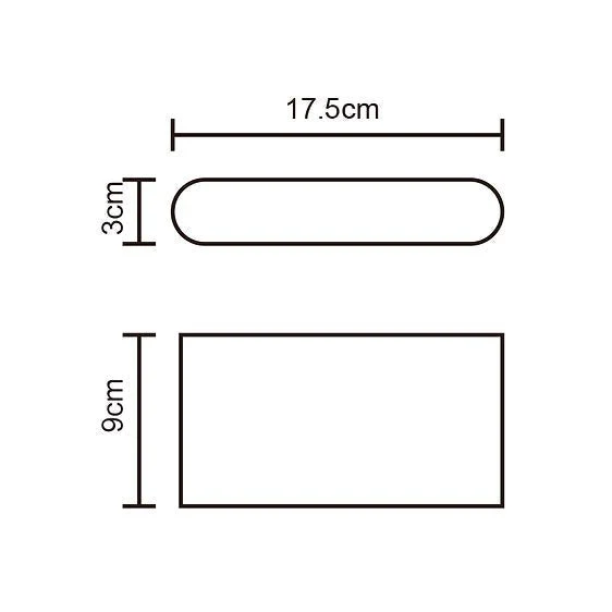 3A Lighting Ultra Slim Wall Light Tri-Colour UP and DOWN (ST365/TC) - Image 3