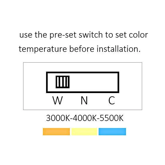 3A Lighting Ultra Slim Wall Light Tri-Colour UP and DOWN (ST365/TC) - Image 4