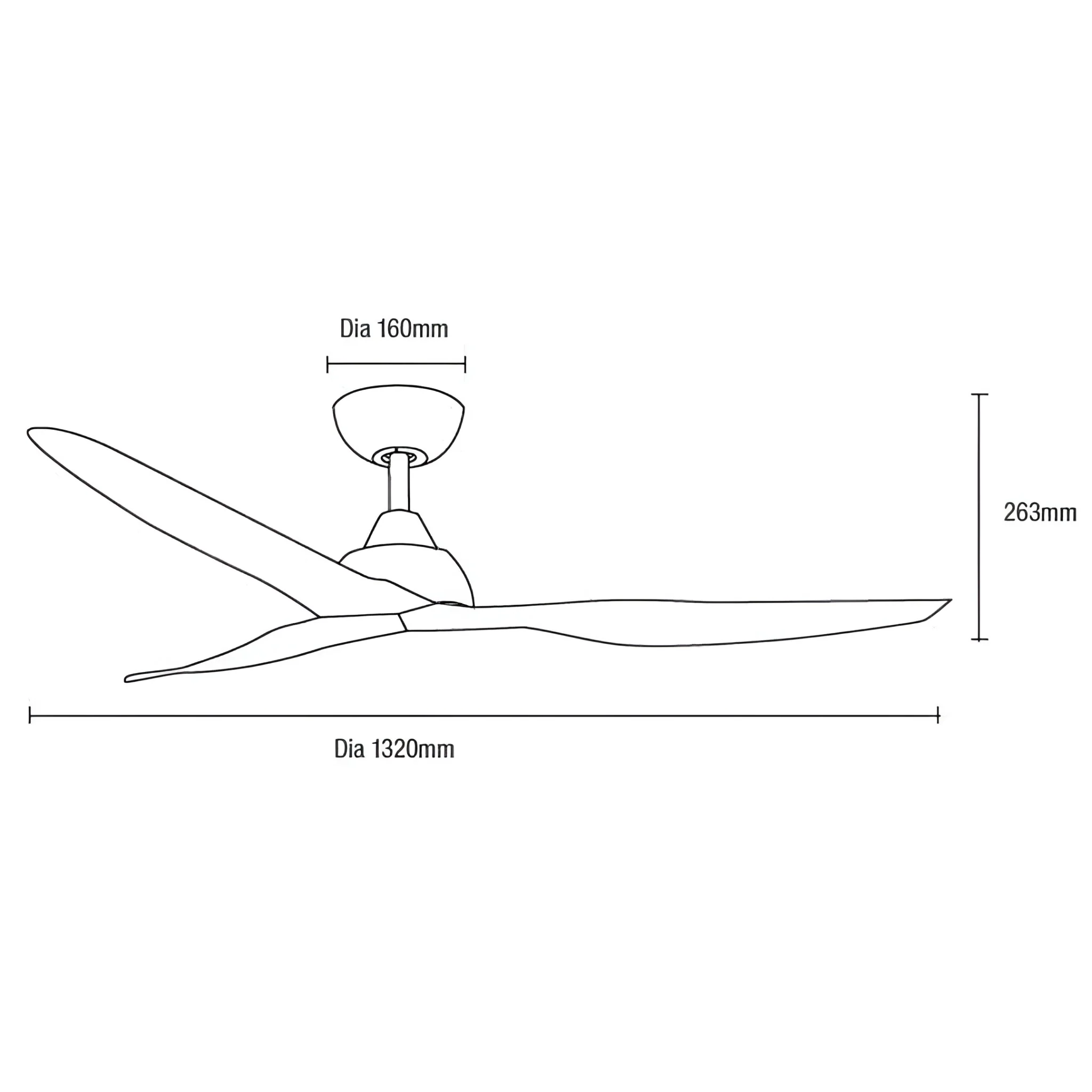52" Avoca Smart WIFI DC Ceiling Fan with Remote Control - Image 7