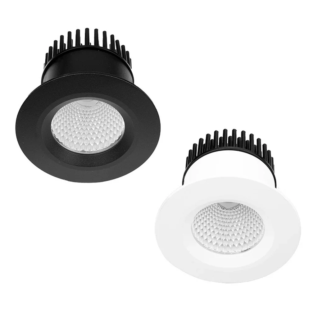 58mm Microled LED Downlight 5w White or Black 3k, 4k 90+ MDF6 Trend Lighting