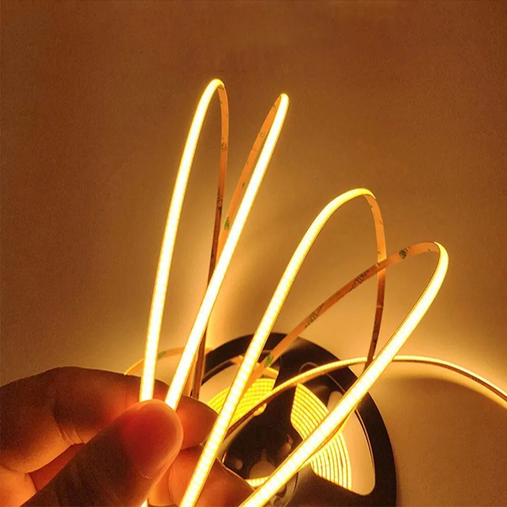 5mm | 7W/m 3000ºK | IP20 | Slim COB Flexible LED Strip Light - Image 3
