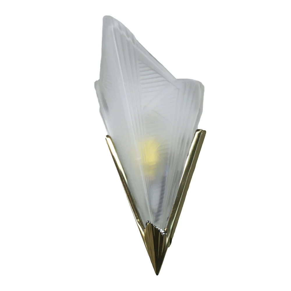 7011 1 Light Sconce Wall Light - Brass or Chrome - Image 2
