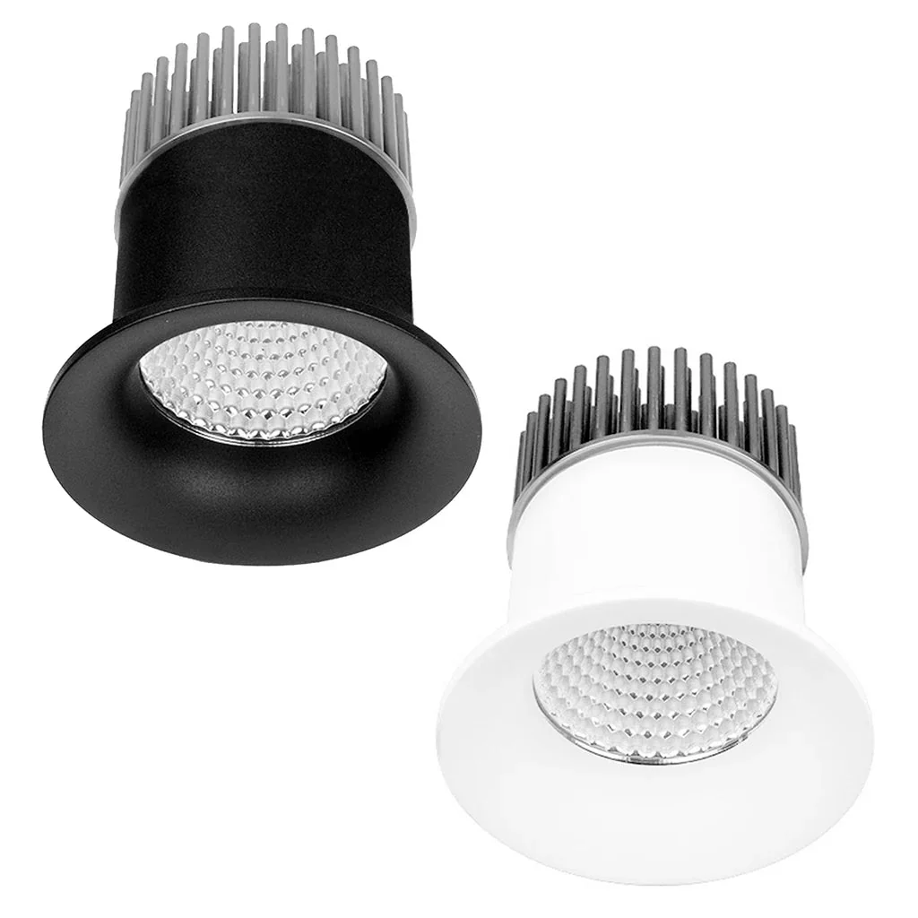 70mm LED Downlight 10w Black, White 2.7k/3k/4k CRI 90+ P12J Trend Lighting