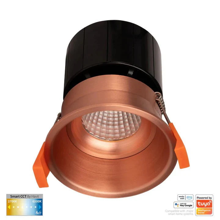 76mm Prime Wifi LED Downlight 12w CCT CRI 90+ HV5513CCT Havit Lighting - Image 5