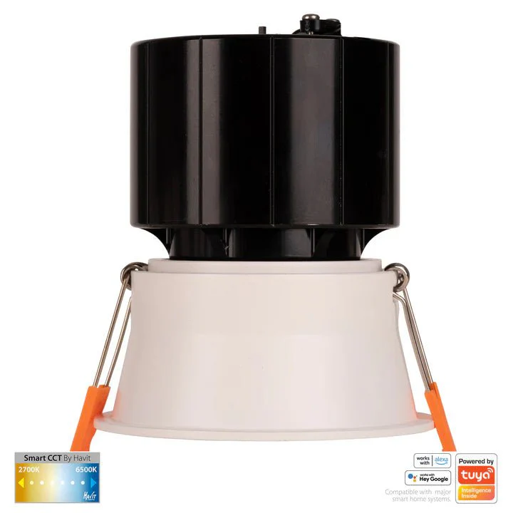 76mm Prime Wifi LED Downlight 12w CCT CRI 90+ HV5513CCT Havit Lighting - Image 8