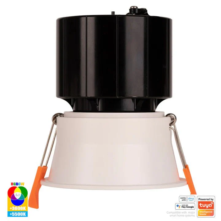 76mm Prime Wifi LED Downlight 12w RGBCW CRI 90+ HV5513RGBCW Havit Lighting - Image 8