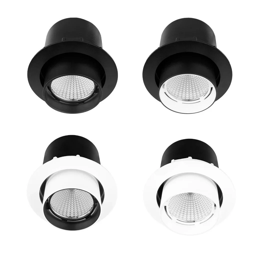 125mm LED Downlight 24w Black, White 3k, 4k CRI 90+ XRD25 Trend Lighting