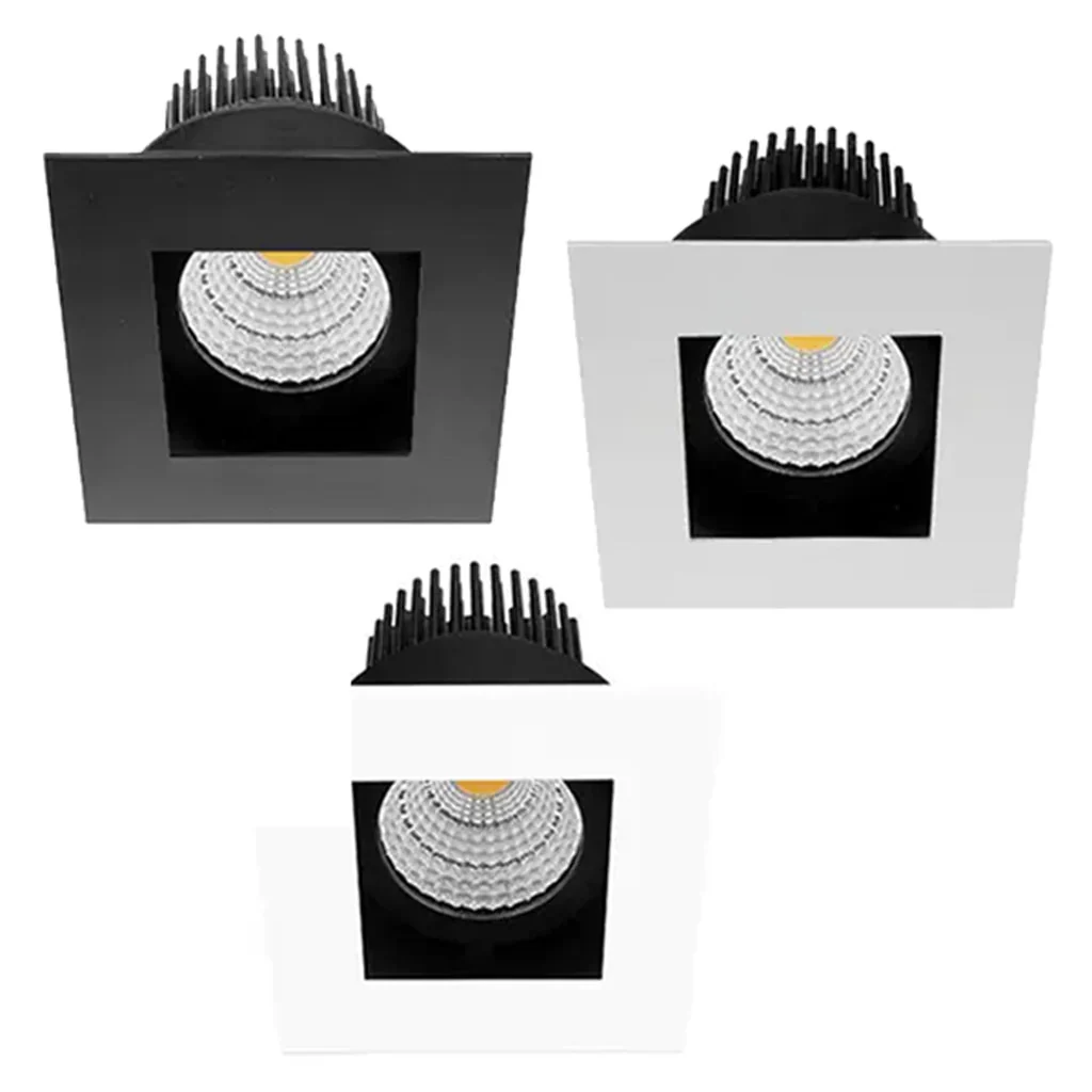 89mm LED Downlight 10w Black, Silver, White 2.7k/3k/4k/5k/Vivid CRI 90+ XMA10 Trend Lighting