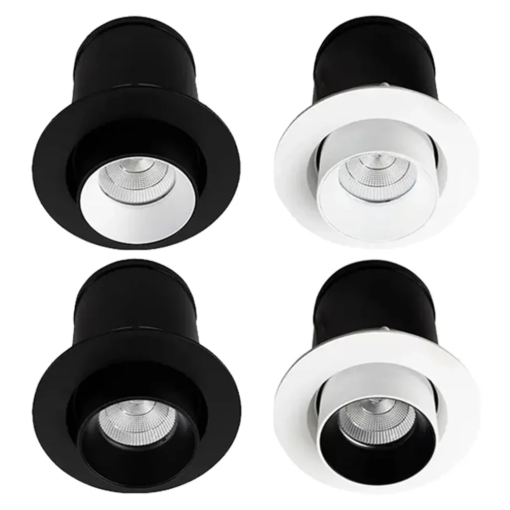 89mm LED Downlight 10w Black, White 3k, 4k CRI 90+ XRD10 Trend Lighting