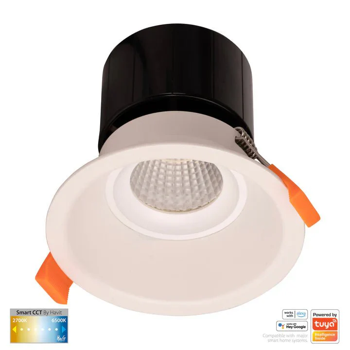 90mm Prime Deep Wifi LED Downlight 12w CCT CRI 90+ HV5514CCT Havit Lighting