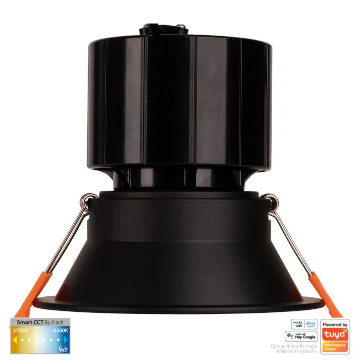 90mm Prime Deep Wifi LED Downlight 12w CCT CRI 90+ HV5514CCT Havit Lighting - Image 10
