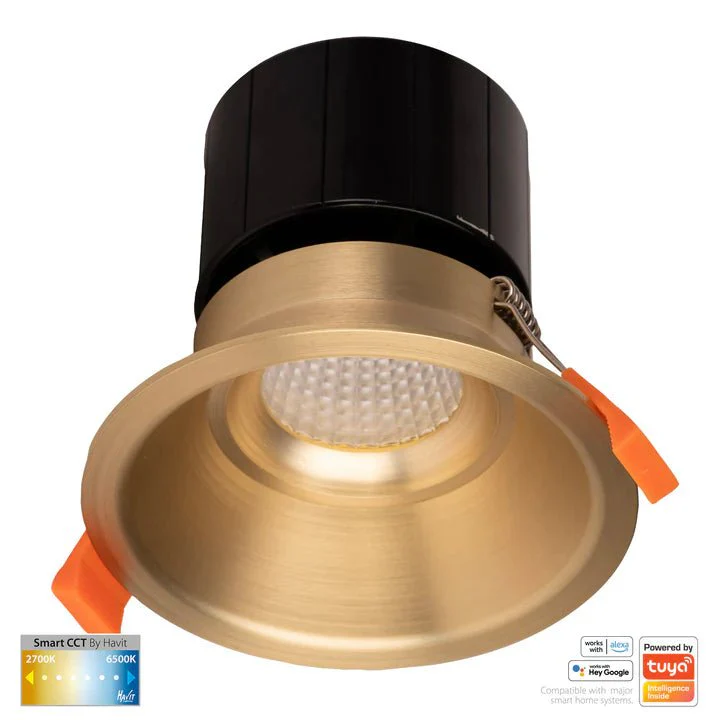 90mm Prime Deep Wifi LED Downlight 12w CCT CRI 90+ HV5514CCT Havit Lighting - Image 4