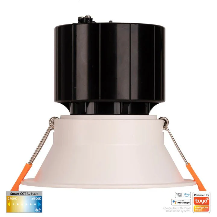 90mm Prime Deep Wifi LED Downlight 12w CCT CRI 90+ HV5514CCT Havit Lighting - Image 8