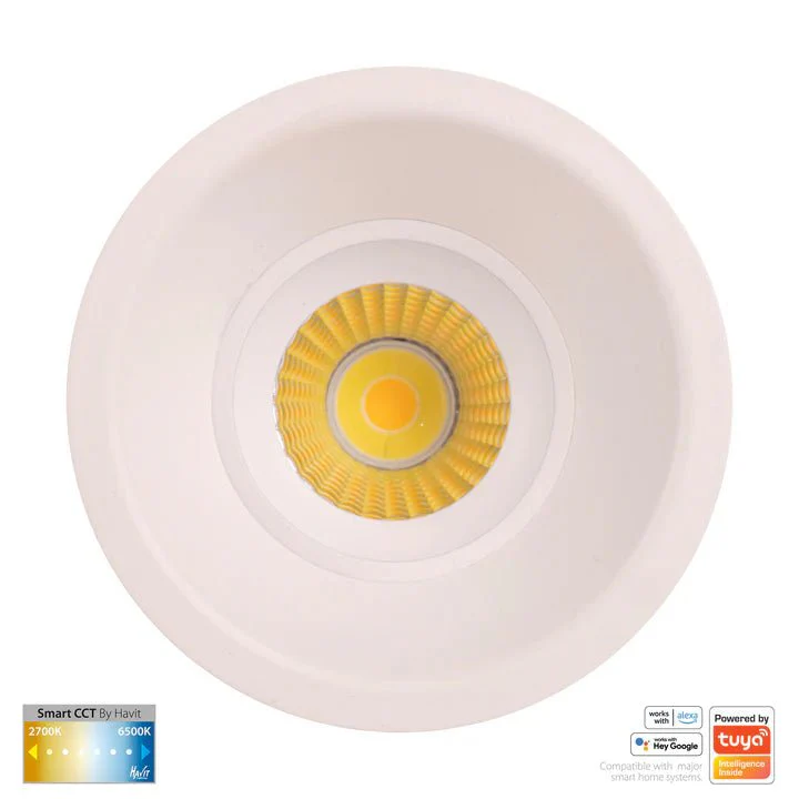 90mm Prime Deep Wifi LED Downlight 12w CCT CRI 90+ HV5514CCT Havit Lighting - Image 9
