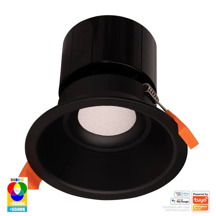 90mm Prime Deep Wifi LED Downlight 12w RGBCW CRI 90+ HV5514RGBCW Havit Lighting - Image 2