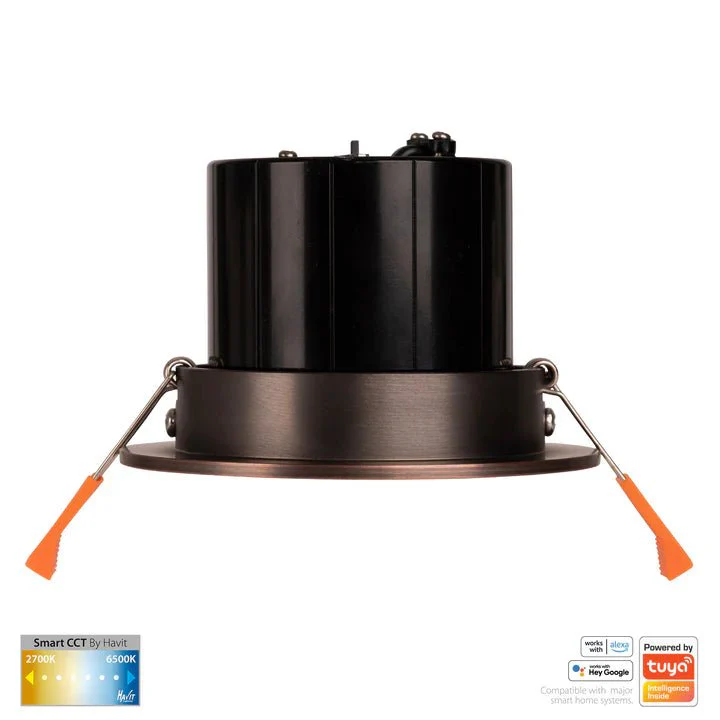 90mm Prime Wifi LED Downlight 12w CCT CRI 90+ HV5512CCT Havit Lighting - Image 15