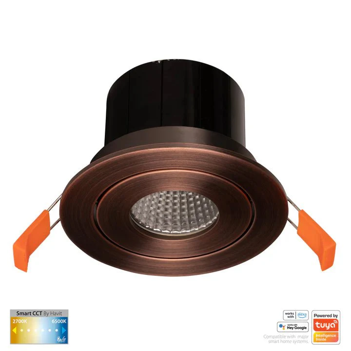90mm Prime Wifi LED Downlight 12w CCT CRI 90+ HV5512CCT Havit Lighting - Image 3