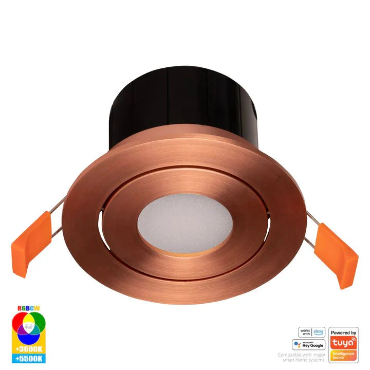 90mm Prime Wifi LED Downlight 12w RGBCW CRI 90+ HV5512RGBCW Havit Lighting - Image 5