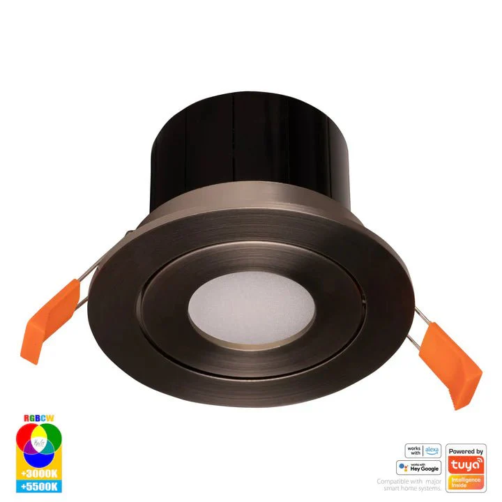 90mm Prime Wifi LED Downlight 12w RGBCW CRI 90+ HV5512RGBCW Havit Lighting - Image 6