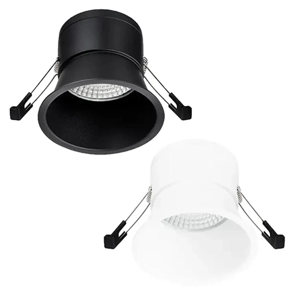 92mm Econoled LED Downlight 7w Black, White CCT CRI 90+ ER7 Trend Lighting