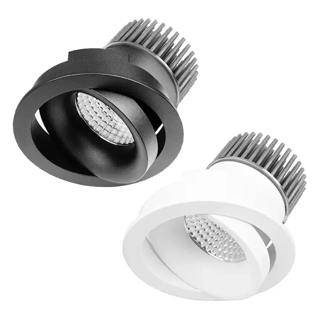 92mm LED Downlight 10w Black, White 2.7k/3k/4k P12G Trend Lighting