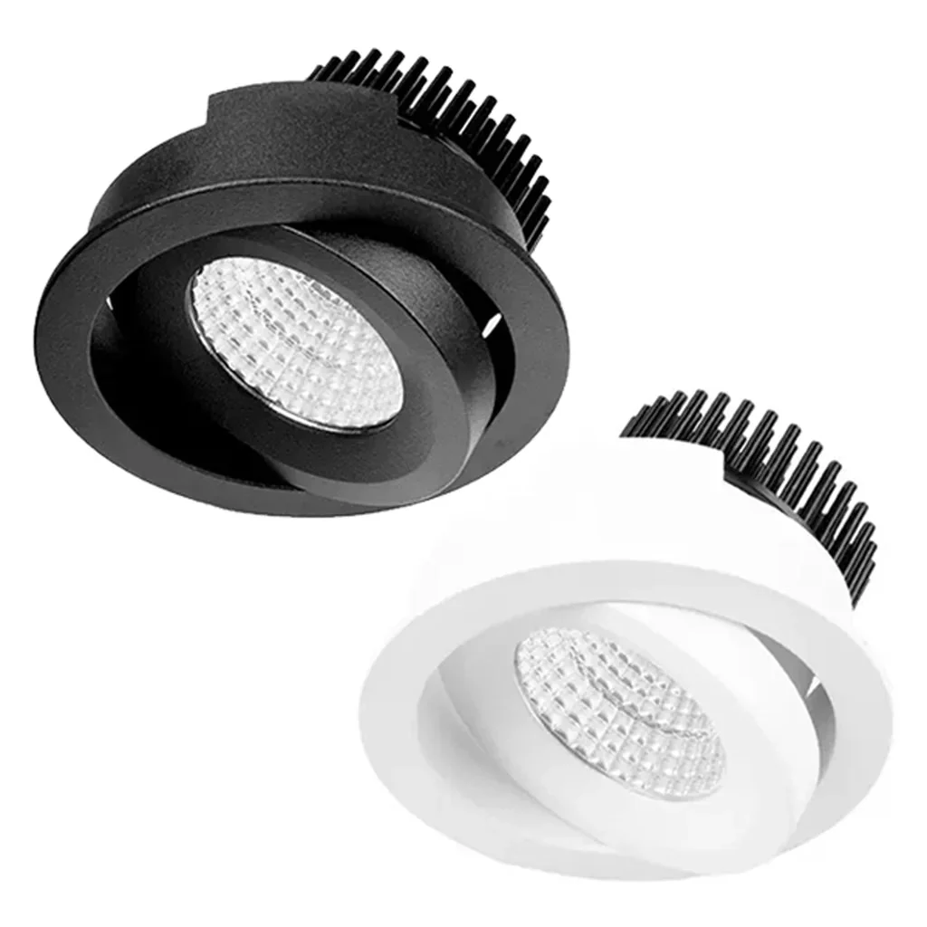 92mm LED Downlight 9w Black, White 3k, 4k CRI 90+ RDC8 Trend Lighting