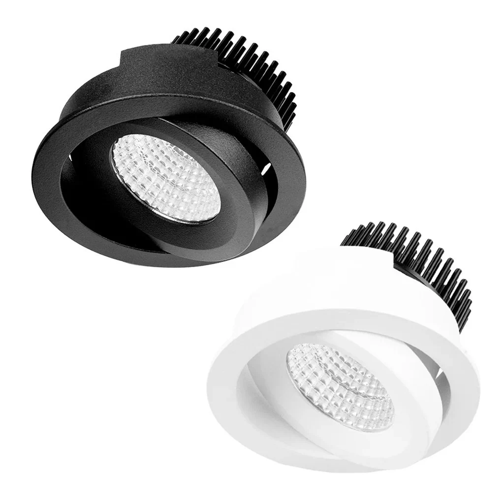 92mm LED Downlight 9w Black, White 3k, 4k CRI 90+ RDC8 Trend Lighting (10 Pack)