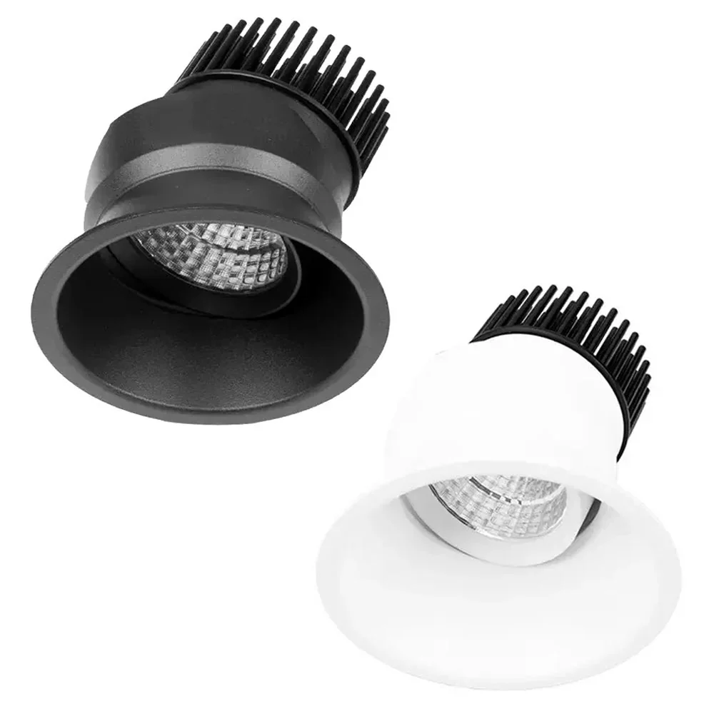 92mm Resiled LED Downlight 8w Black, White 3k, 4k CRI 90+ RDTL8 Trend Lighting