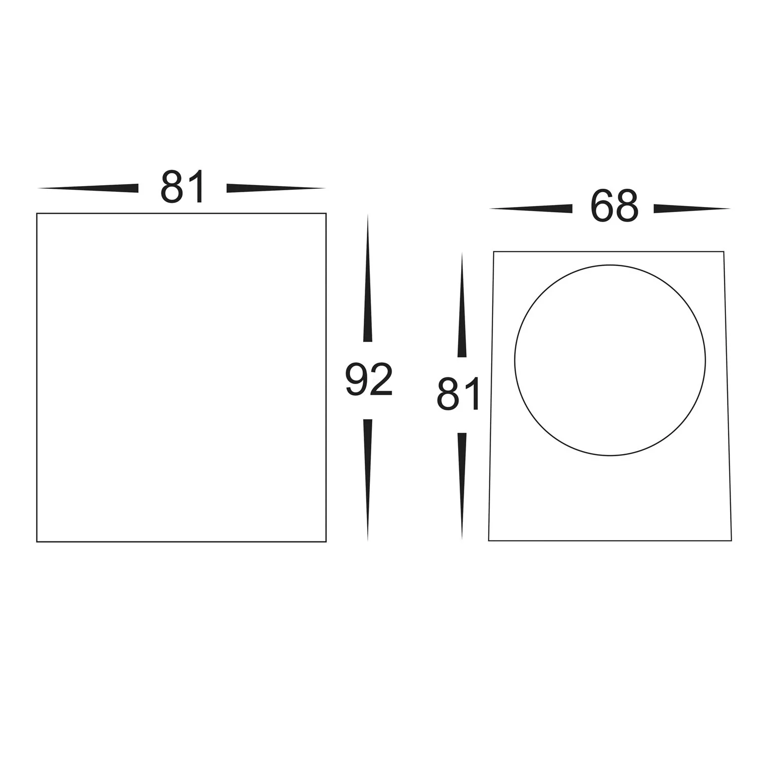 Accord Fixed Down LED Wall Light TRI Colour 5w in Black/White Havit Lighting - HV3631T - Image 3