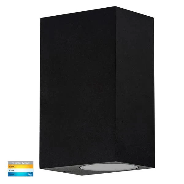 Accord Up & Down LED Wall Light TRI Colour in Black or White Havit Lighting - HV3632T - Image 3