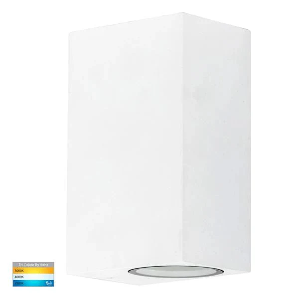 Accord Up & Down LED Wall Light TRI Colour in Black or White Havit Lighting - HV3632T - Image 4