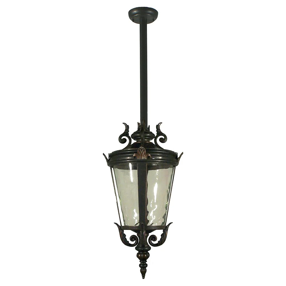 Albany Medium ROD Antique Bronze Pendant Light