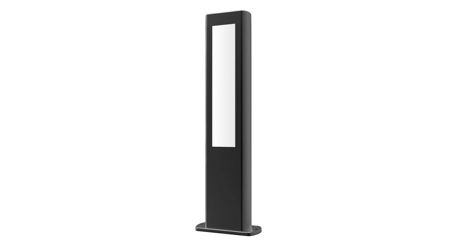Amun Exterior LED Bollard Rectangular in Black - Image 2