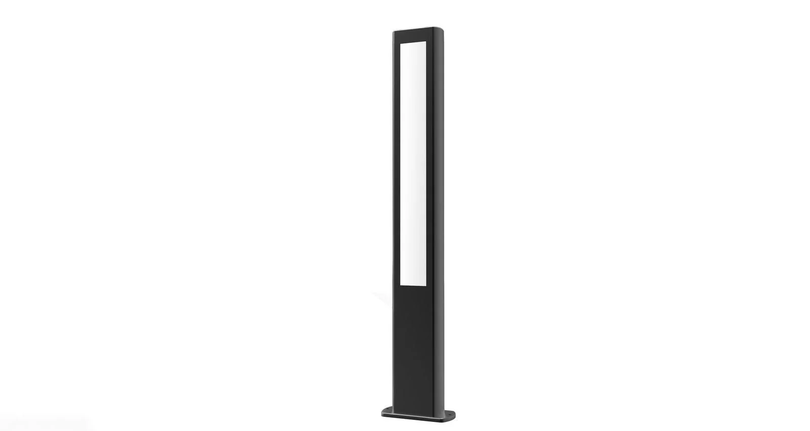 Amun Exterior LED Bollard Rectangular in Black - Image 3