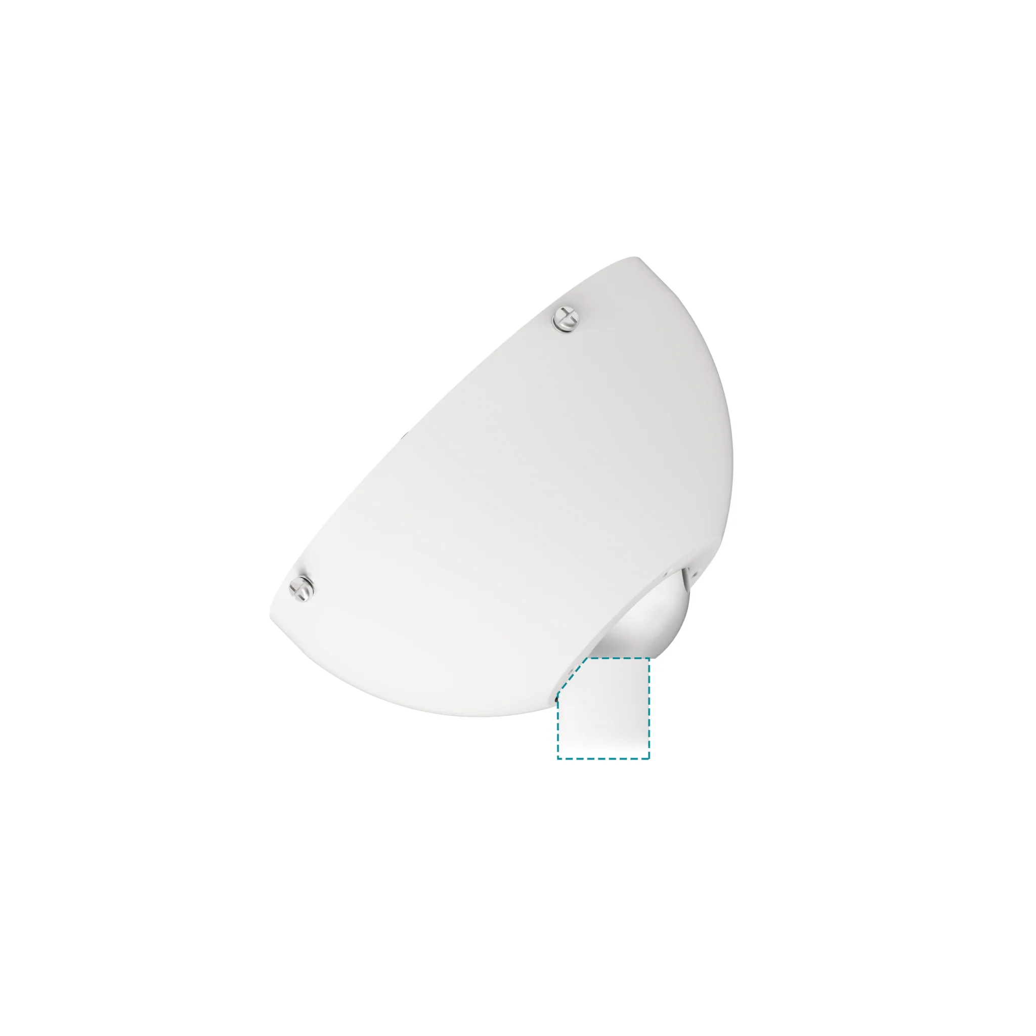 Angle Ceiling Fan Canopy 45 Degree To Suit All Martec Fans With 26mm Downrods White or Black