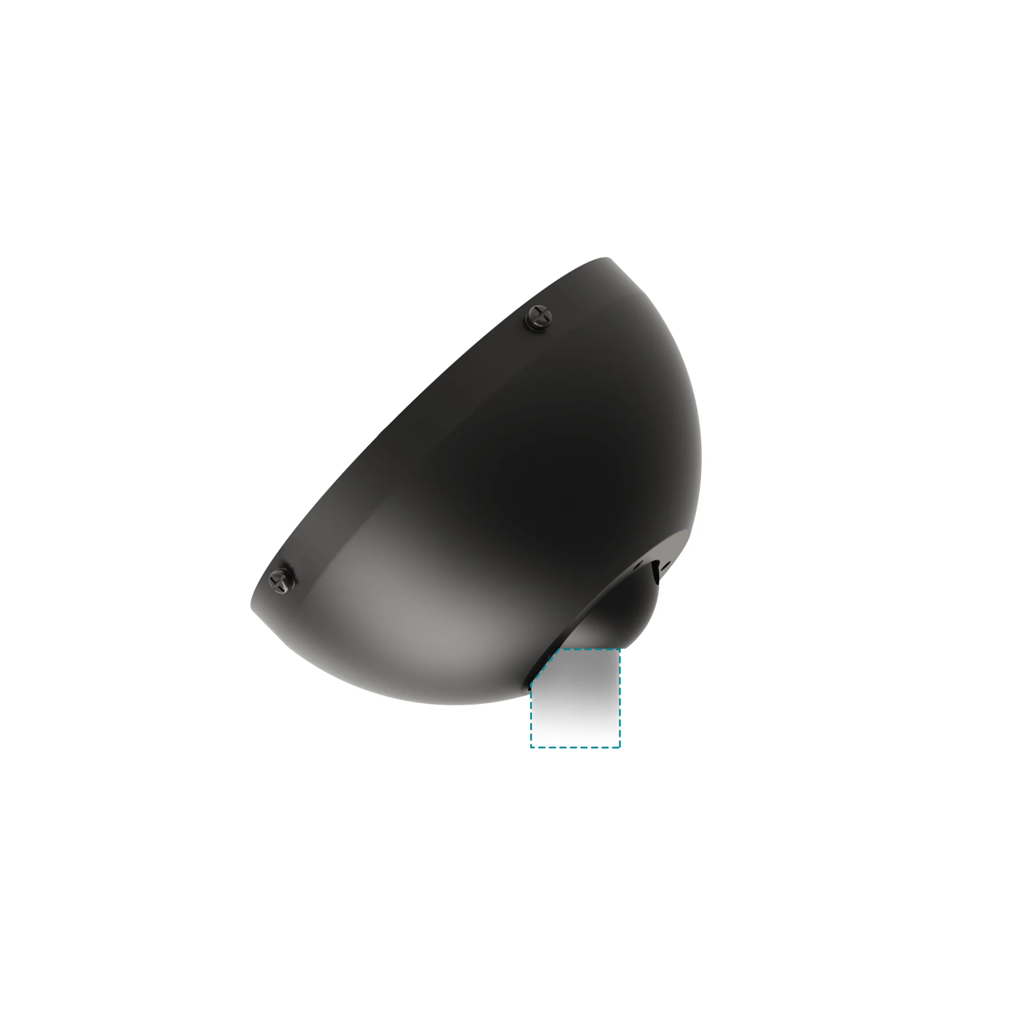 Angle Ceiling Fan Canopy 45 Degree To Suit All Martec Fans With 26mm Downrods White or Black - Image 2