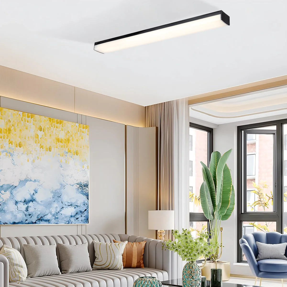 Anka LED 600mm and 1200mm Batten 18W 36W Available in Black and White - Image 7