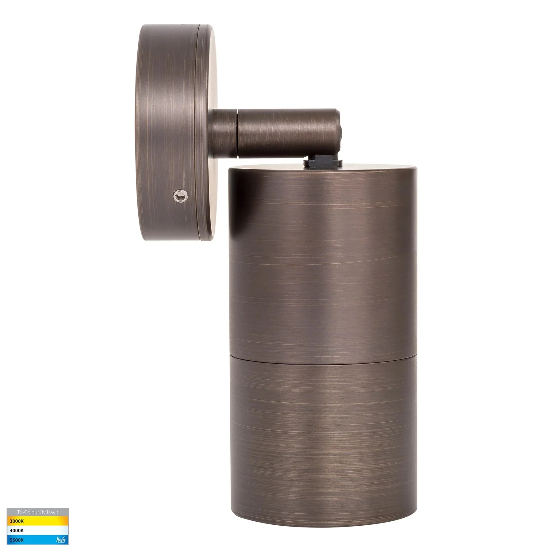 Antique Brass LED Adjustable Wall Light Tri-Colour Havit Lighting - HV1295T-HV1297T - Image 2